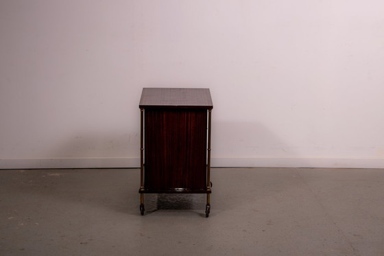 Image 1 of French mid-century bar cabinet. Circa 1970.