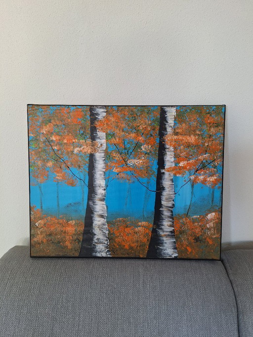 Pintando el Bosque Mágico Naranja