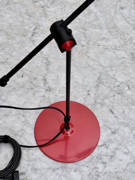 Venetian Lumi Italia Lamp, 1980s Red – veneta lumi, Table lamps, Metal (photo 5 of 11)