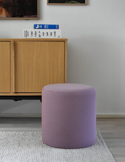Pouf rotondo in tessuto Kvadrat Drop – Ø37cm x H40cm