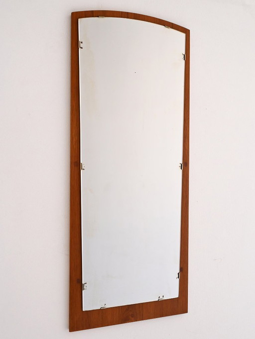 1960s Scandinavian Teak Wall Mirror