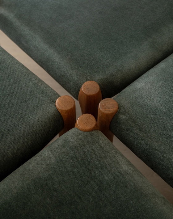 Image 1 of Sedie da pranzo modello 84 vintage in quercia di Niels Otto Møller per J.L. Møllers Møbelfabrik, Danimarca, anni '60, set di 4