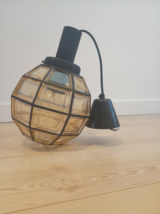Designer Pendant Lamp Glashütte Limburg Amber Color Incl. Original Shade – hanglampen (photo 2 of 6)