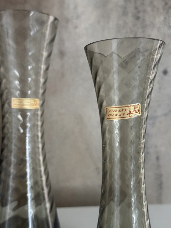 Image 1 of Conjunto de jarrones de cristal de mediados de siglo de Glashütte

Rheinpfalz