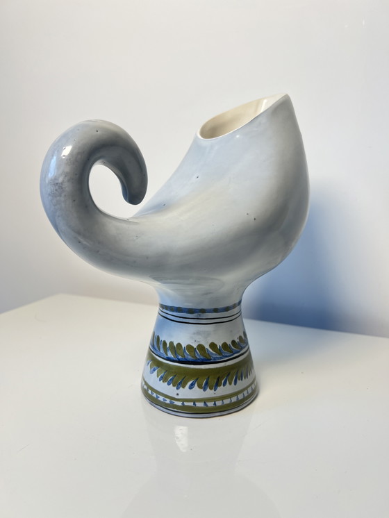 Image 1 of Rooster vase by Roger Capron - zoomorphic ceramic from Vallauris, 1950s