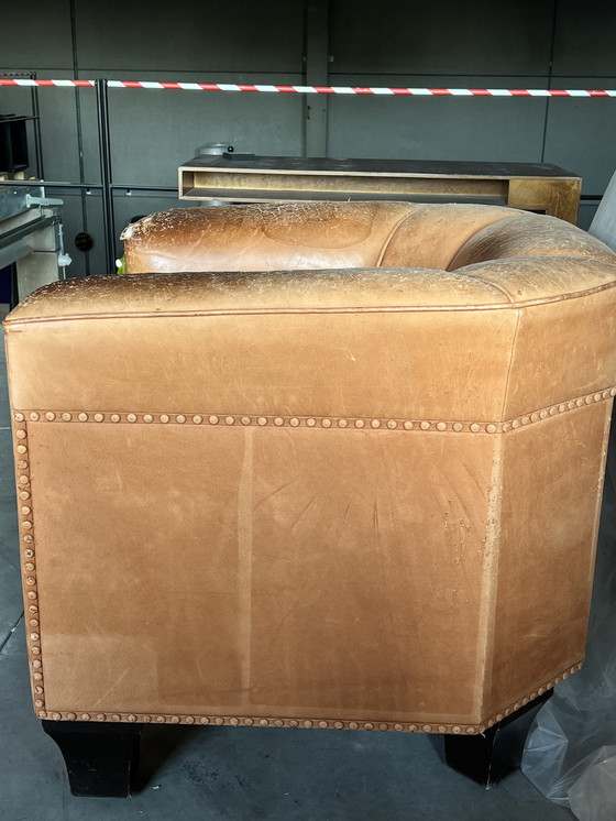 Image 1 of Josef Hoffmann × Wittmann – Set van 2 “Palais Stoclet” clubsessels (met certificaat)