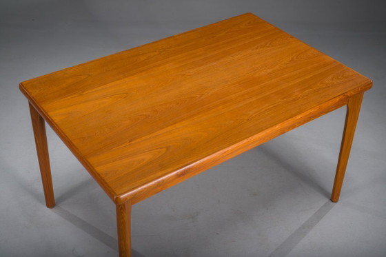 Image 1 of Danish Extendable Dining Table in Teak by Henning Kjærnulf for Vejle Møbelfabrik, 1960s