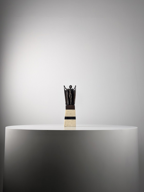 Image 1 of Sculpture de femme articulée en bronze par Carl Kauba, années 1900