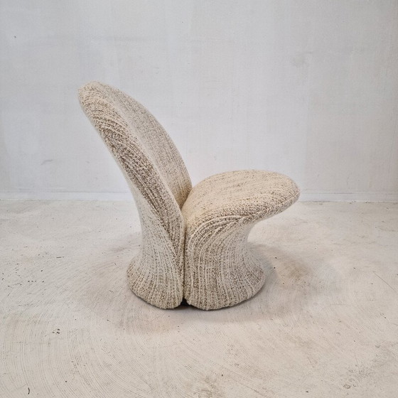 Image 1 of Fauteuil et repose-pieds vintage modèle F572 par Pierre Paulin pour Artifort, 1967