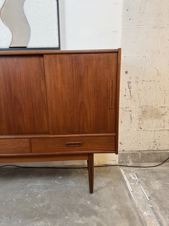 Image 1 of Danish Teak Sideboard With Bar Section and Drawers