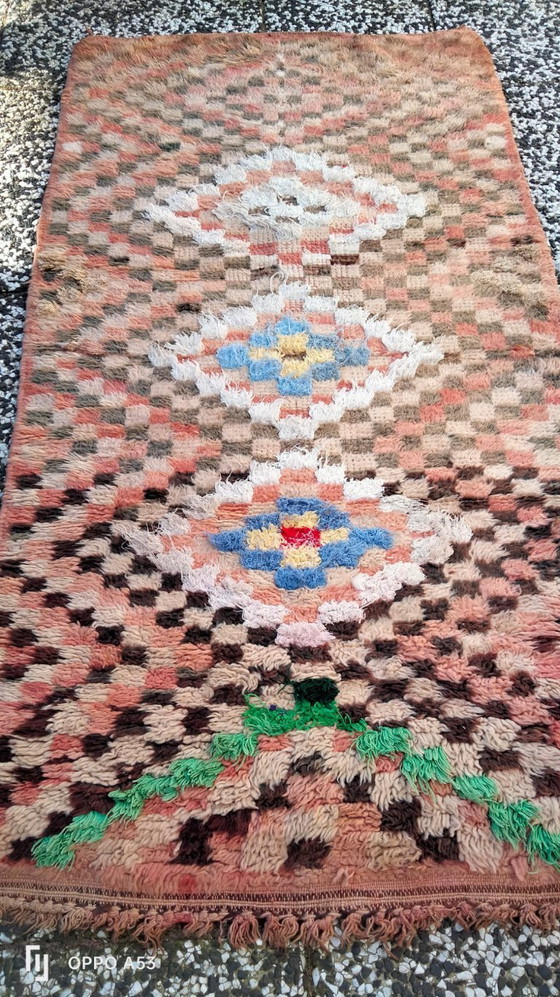 Image 1 of Handgeknoopt Berber kleed wol 180x91cm