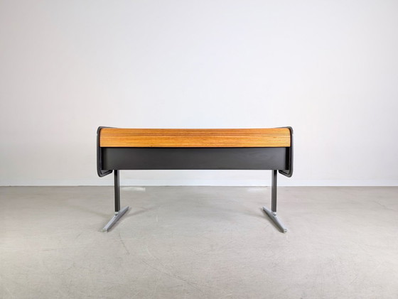 Image 1 of Herman Miller Rolltop Desk, Action Office, George Nelson