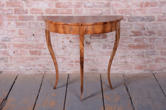 Mesa auxiliar Biedermeier restaurada, Nogal, Pulido renovado, Austria década de 1820, Mesas auxiliares, Madera (foto 5 de 10)