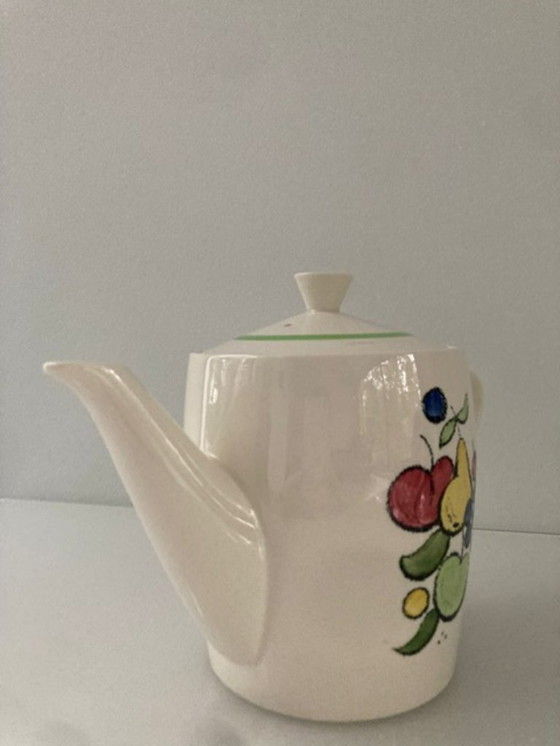 Image 1 of Vintage theepot Royal Sphinx met fruitdecor