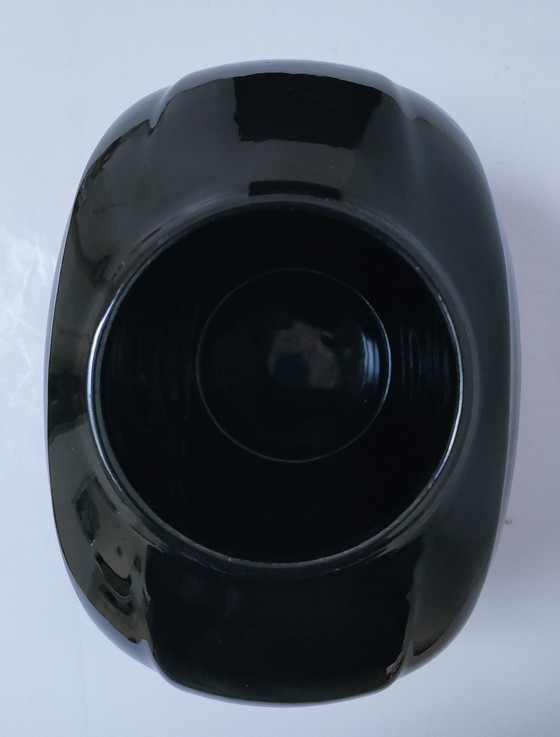 Image 1 of Vaso in ceramica nera, design W.Germany, anni '80