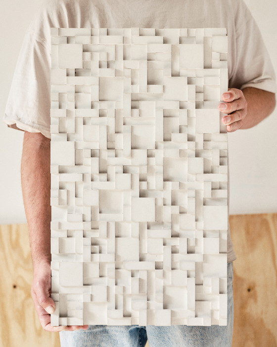 Image 1 of Brutalistisch wandpaneel