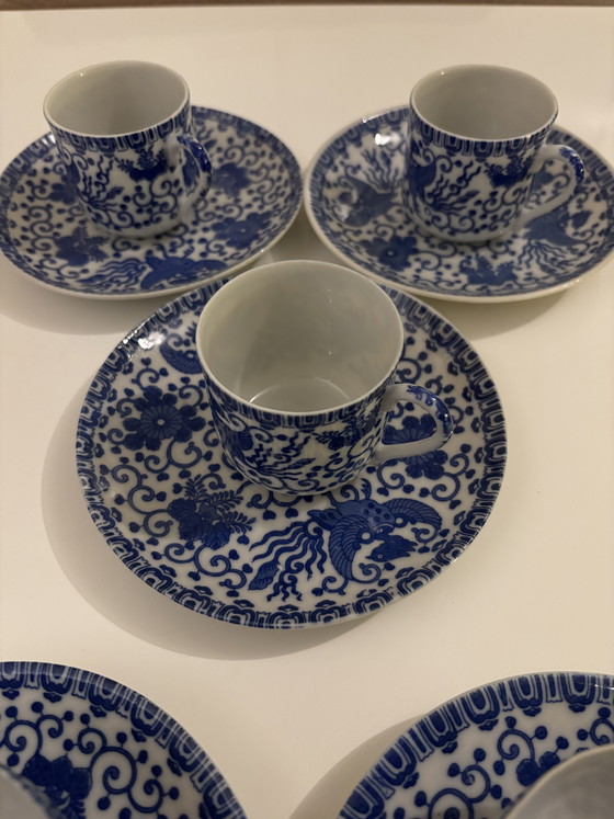 Image 1 of Service de table japonais vintage Phoenix, 12 pièces