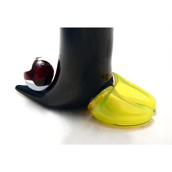 Image 1 of Vintage Murano glass toucan by Carlo Moretti, 1960s