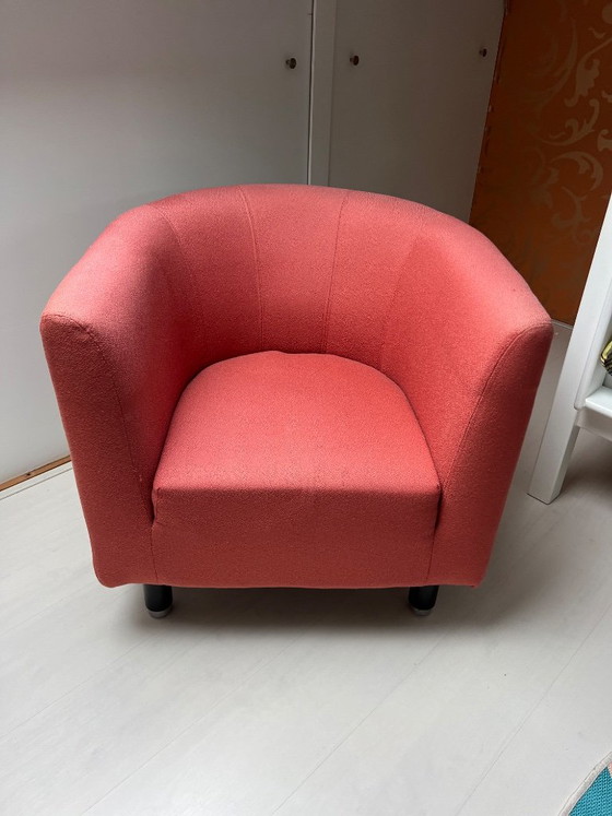 2 Gelderland fauteuils 5210 - Jan des Bouvrie -, Textiel, Hout, Oranje (foto 3 van 6)