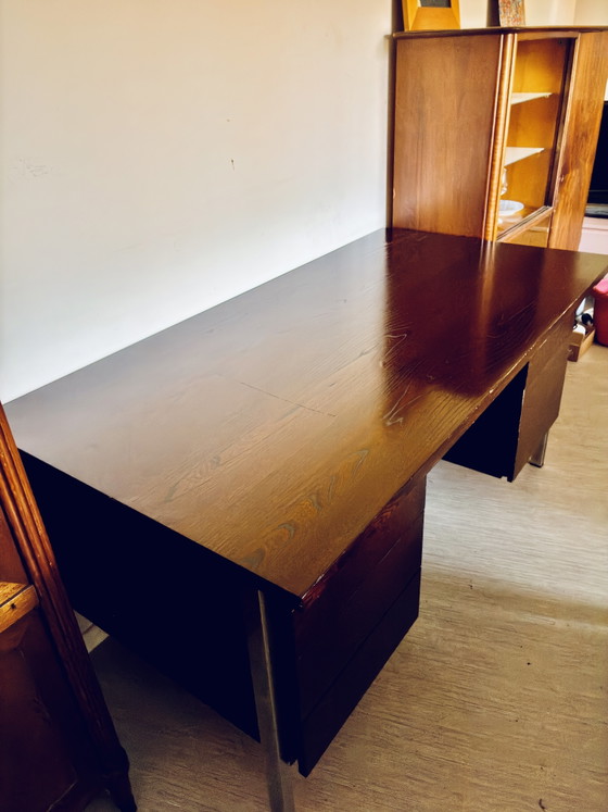 Scrivania direzionale ORDO Francia – Anni '60 – Palissandro – Design – Scrivanie, Wood (photo 5 of 11)