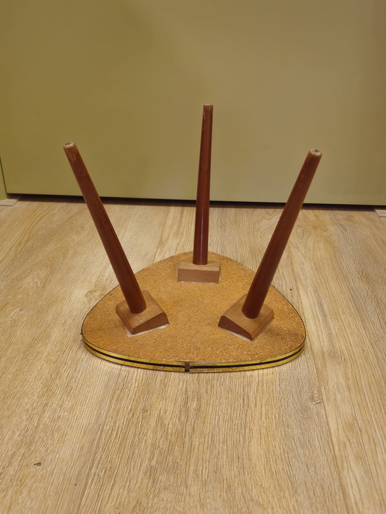 Image 1 of Vintage Plant Table Side Table Red