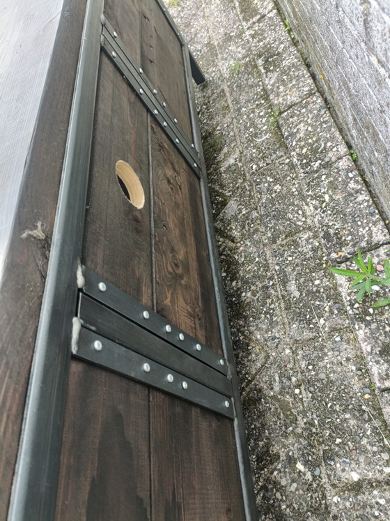 Industrieel Tv Meubel – Hal 5, tv-meubelen, Metal, Wood (photo 7 of 15)