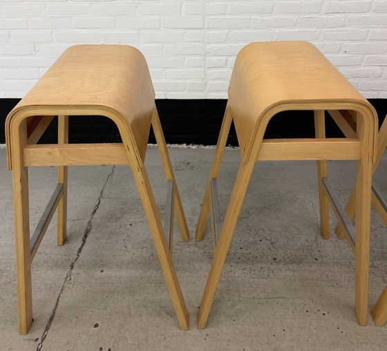 4 Vintage IKEA ‘Salve’ Barkrukken – Wood (photo 16 of 21)