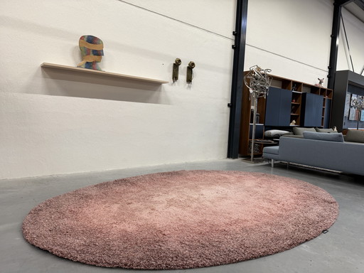 Tapis de signalisation Tapis ovale rose 250x380