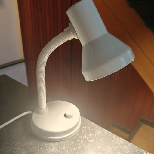 White Postmodern Desk Lamp by Massive, 1980s