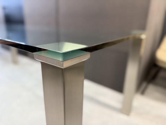 Image 1 of Table de salle à manger Zumsteg Verre 220x90xH73