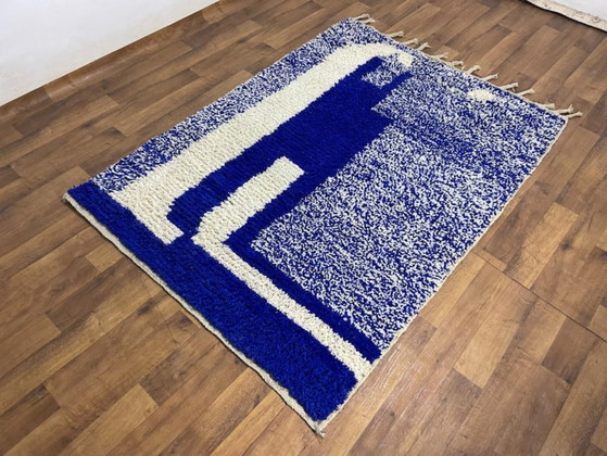 Traditioneel Marokkaans tapijt – Handgemaakt in het Atlasgebergte 200cmx300cm – Vloerkleden en tapijten, Wool (photo 8 of 9)