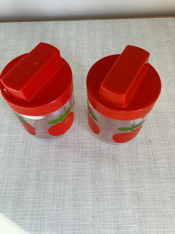 Image 1 of 2 bonitos tarros de almacenamiento Gulf