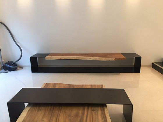 Image 1 of PW Interiors beautiful TV cabinet wood-metal