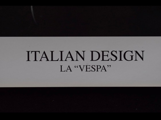 Image 1 of Italian Design "La Vespa". Original vintage poster.