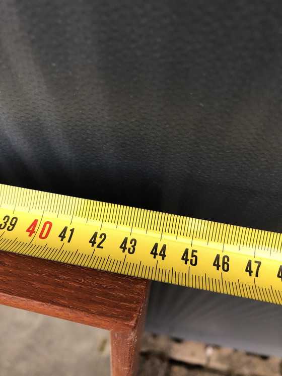 Image 1 of Vintage mirror with teak wood frame