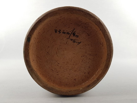 Image 1 of XL Vintage Bitossi Ceramic Vase "Zingo" Decor Italian Pottery 1960's by Aldo Londi