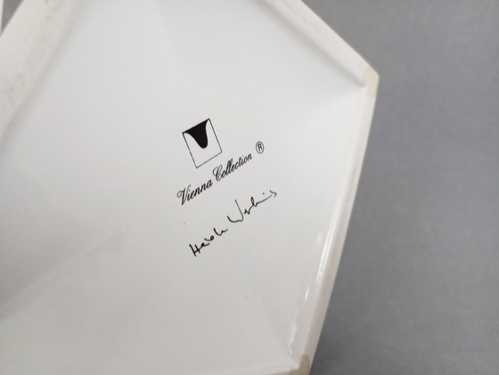 Image 1 of Heide Warlamis Vase en céramique postmoderne/Wiener Werkstatte Collection Vienne 1980's
