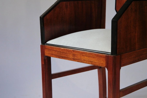 Art-Deco-Sessel, Amsterdamer Schule, um 1930 – Wood (photo 5 of 7)