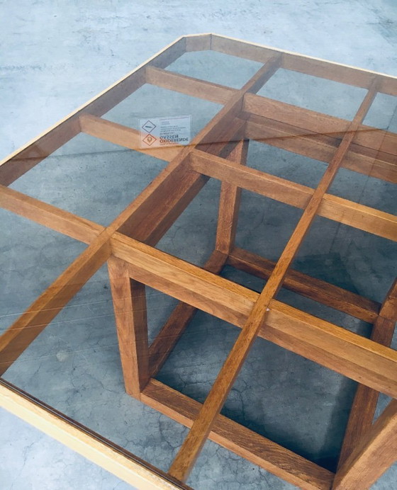 Image 1 of 1980's Postmodern Design Octagonal Square Dining Table
