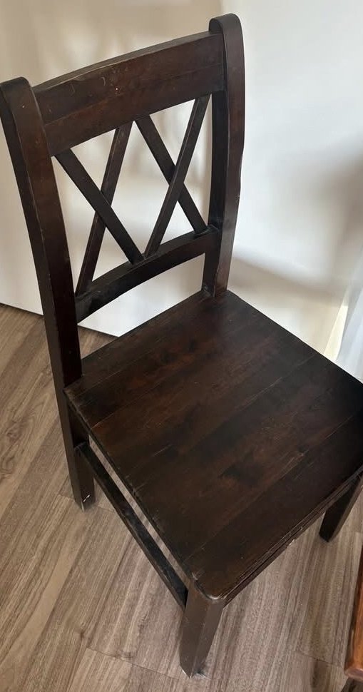 Image 1 of Colonial dining table with chairs.