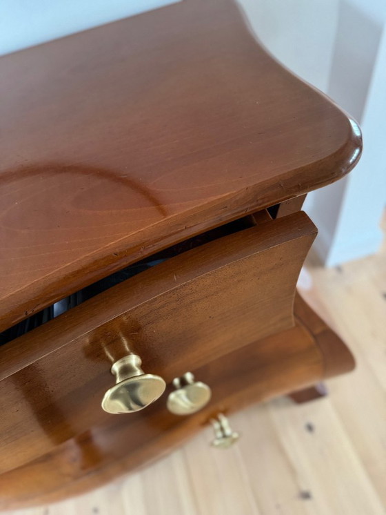 Image 1 of Cassettiere Valenti “Bruselas” – Design di lusso spagnolo 2004 – Dettagli in legno lucidato e ottone