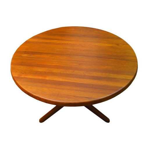 Tavolino da caffè vintage in teak massello, Danimarca 1970