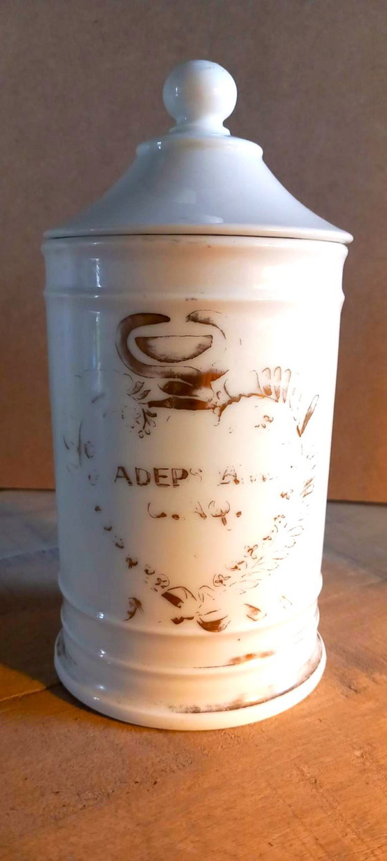Vintage Perignem apothekerspotten (Set Van 4) | Belgisch design uit de jaren 1950-1960 – Decoratieve objecten (photo 5 of 12)