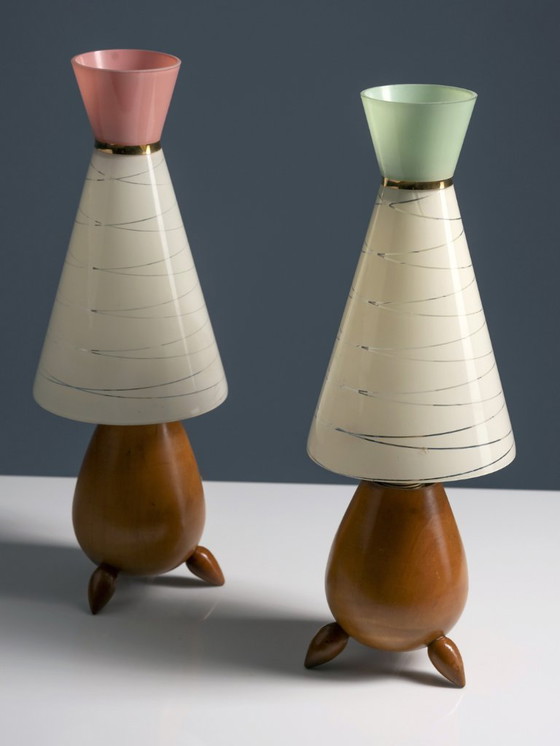 Image 1 of Paire de lampes de table, années 1960, Autriche