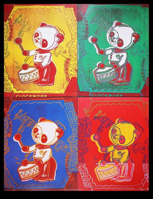 Warhol, Andy - Four Pandas - Color offset lithograph