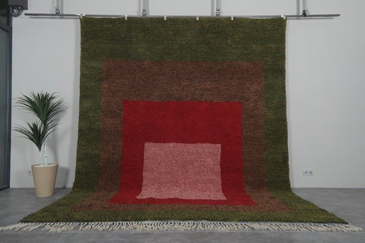 Authentic handmade Beni Ouraine Berber rug, 2/3 m