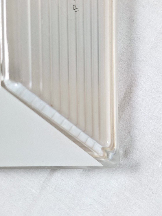 Image 1 of Pair of 80s glass wall lights by Roberto Fiorato for Prisma