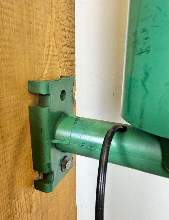 Image 1 of Vintage groene Italiaanse verkeerslichten, jaren 80