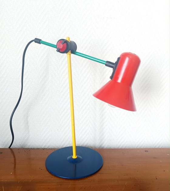Image 1 of Lampada Veneta Lumi stile Memphis 1980