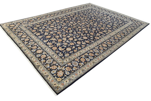 Persian carpet Kashan, 4.10 x 3.02 cm, Oriental carpet, fine, No. 1107